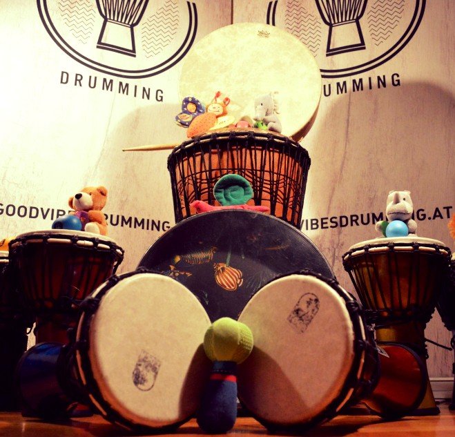 Percussioninstrumente für den Kindergarten-Workshop